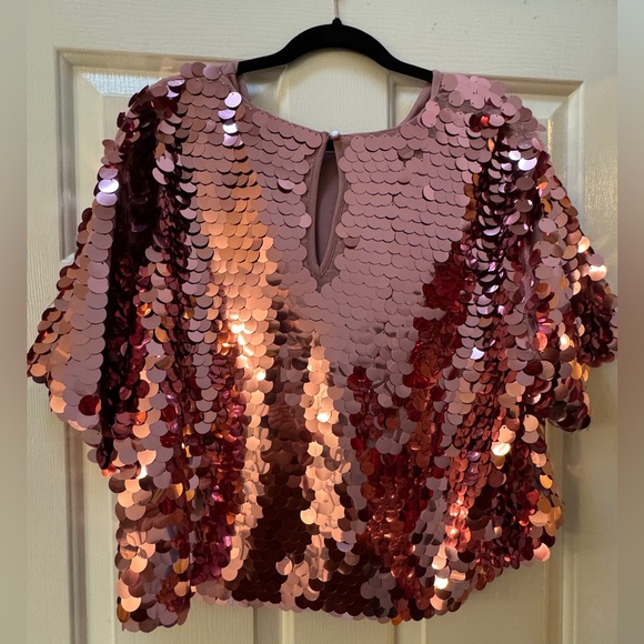 Pink Large Sequin Dress & Top - Picture 7 of 7